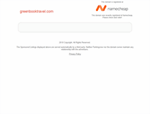 Tablet Screenshot of greenbooktravel.com